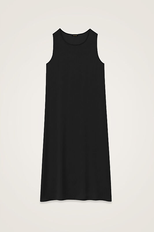 Black Lined Dress - 1