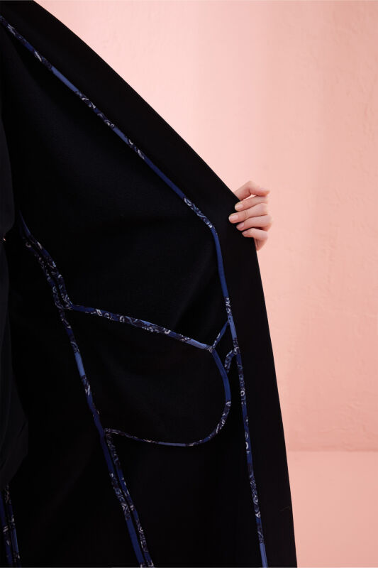 Black-Sax Three Thread Long Vest Piping - 5