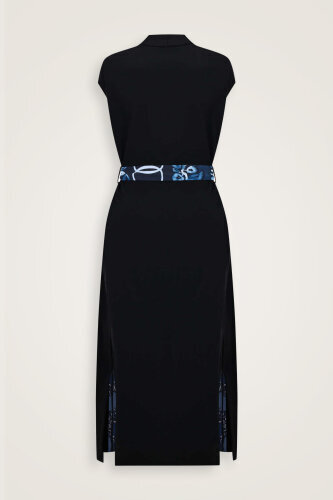 Black-Sax Three Thread Long Vest Piping - 4