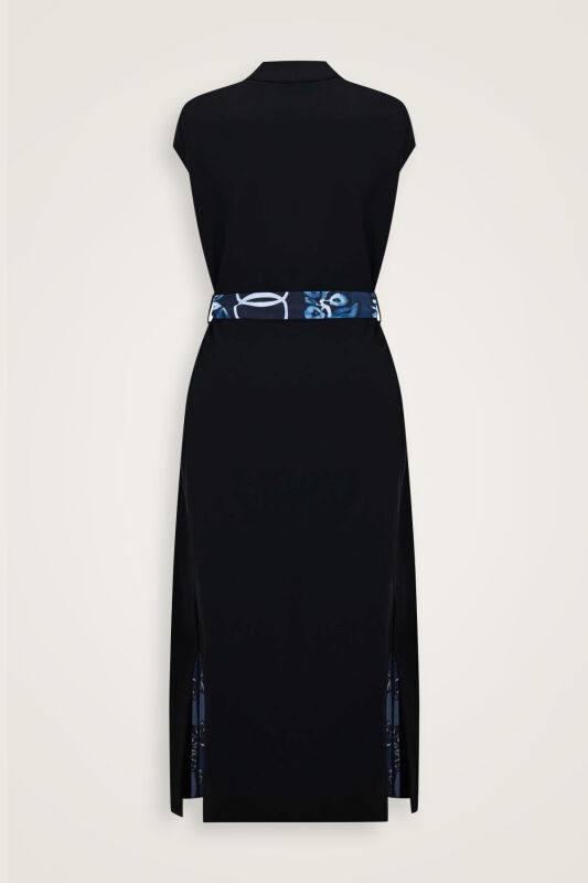 Black-Sax Three Thread Long Vest Piping - 4