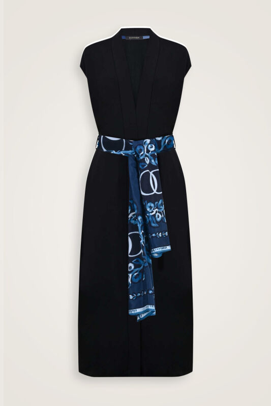 Black-Sax Three Thread Long Vest Piping - 2