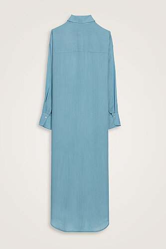 Blue Naia Shirt Dress - 3