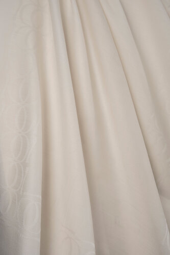 Border Bamboo Bone Wool Silk Scarf - Imannoor (1)