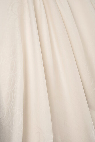 Border Bamboo Bone Wool Silk Scarf - 4