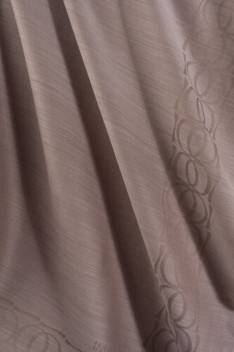 Border Bamboo Dark Powder Wool Silk Scarf - 4