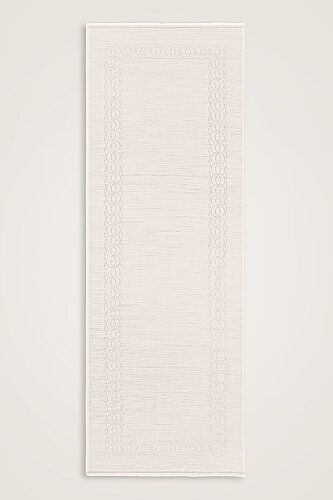 Bordür Bambunoor Kemik Yün İpek Şal 70x200 - Imannoor (2)