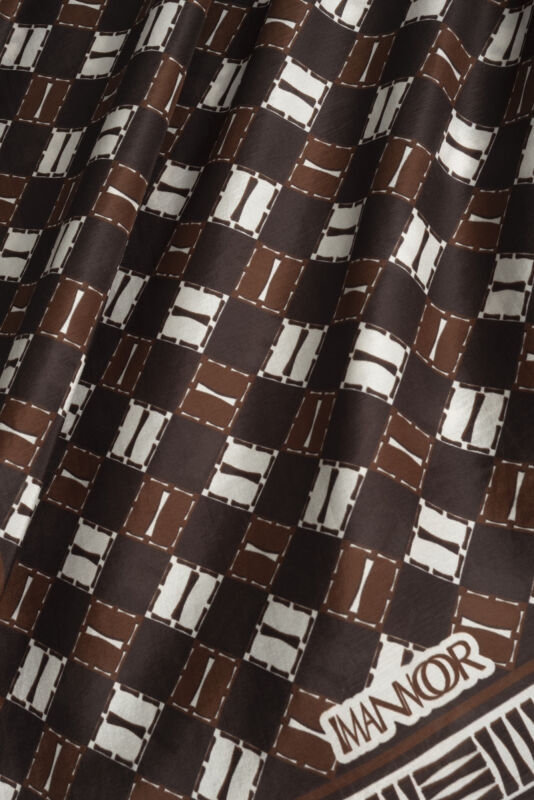 Brand I Brown Cotton Floss Scarf - 4