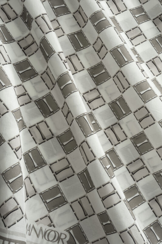 Brand I Grey Cotton Floss Scarf - 4