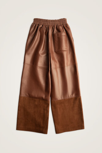Brown Leather Pants - 2