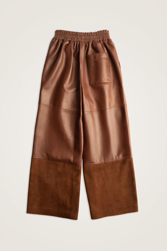 Brown Leather Pants - 2