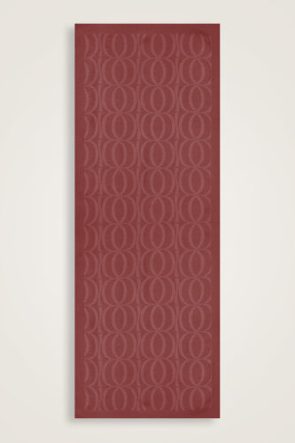 Büyük Bambunoor Bordo Ferah Tensel Şal 70x200 - 2