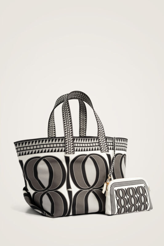 Büyük Bambunoor Gri Yaz Çantası - 1