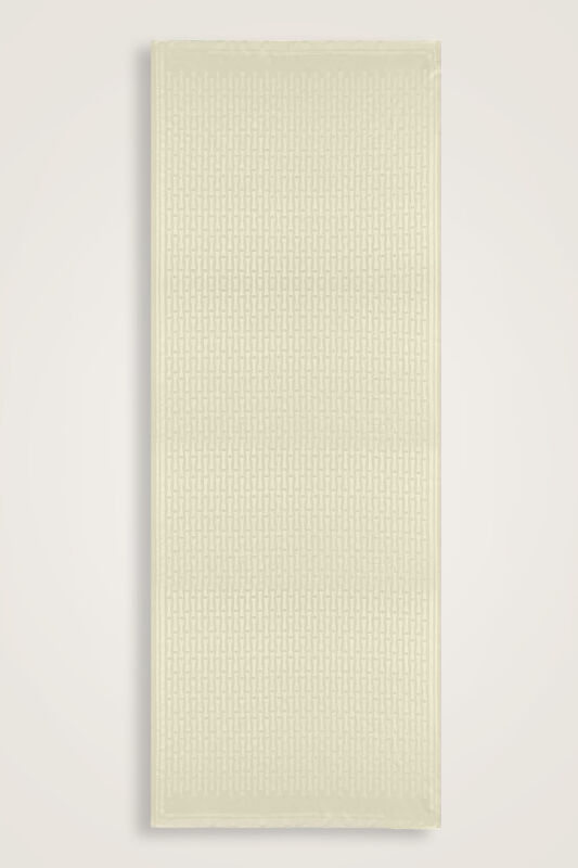 Iman I Krem İpek Şal 70x200 - 2