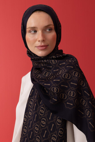 Cage Bright Flush Viscose Shawl Anthracite 