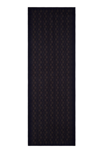 Cage Bright Flush Viscose Shawl Black - 2