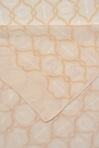 Cage Bright Flush Viscose Shawl Cream - 2