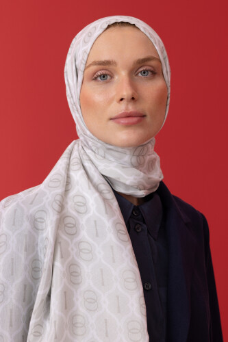 Cage Bright Flush Viscose Shawl Grey 