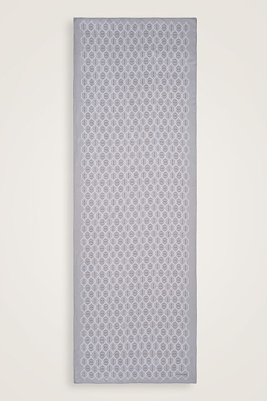 Cage Bright Flush Viscose Shawl Grey - 2