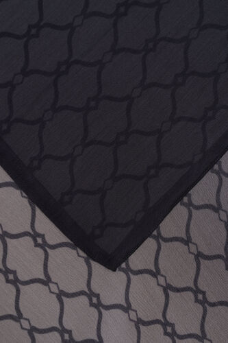 Cage Gradient Black Flush Viscose Shawl - 4