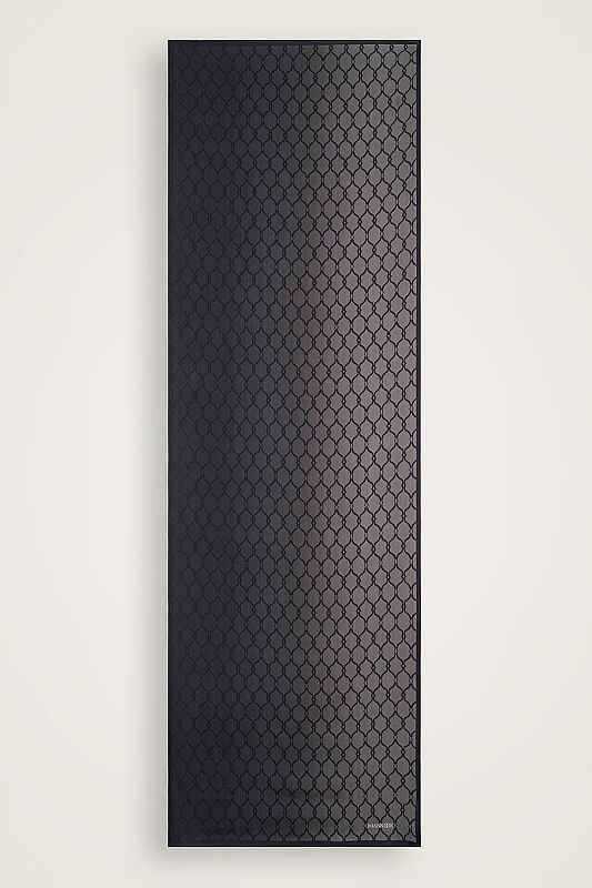 Cage Gradient Black Flush Viscose Shawl - 2