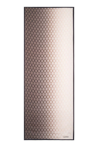 Cage Gradient Cream Flush Viscose Shawl - 2