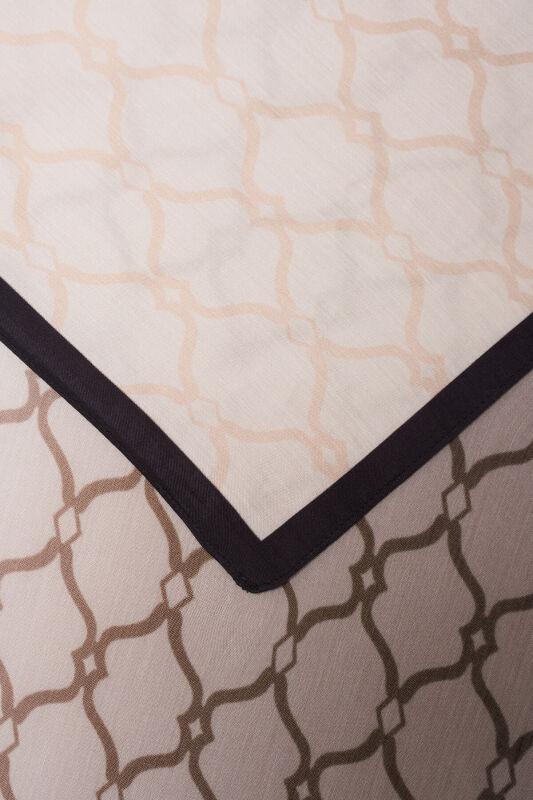Cage Gradient Cream Flush Viscose Shawl - 4