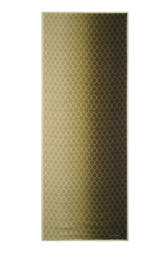 Cage Gradient Green Flush Viscose Shawl - 2