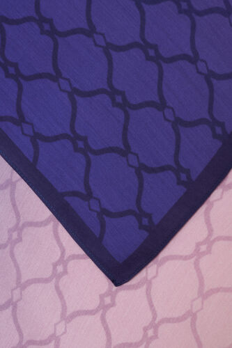 Cage Gradient Purple Flush Viscose Shawl - 4