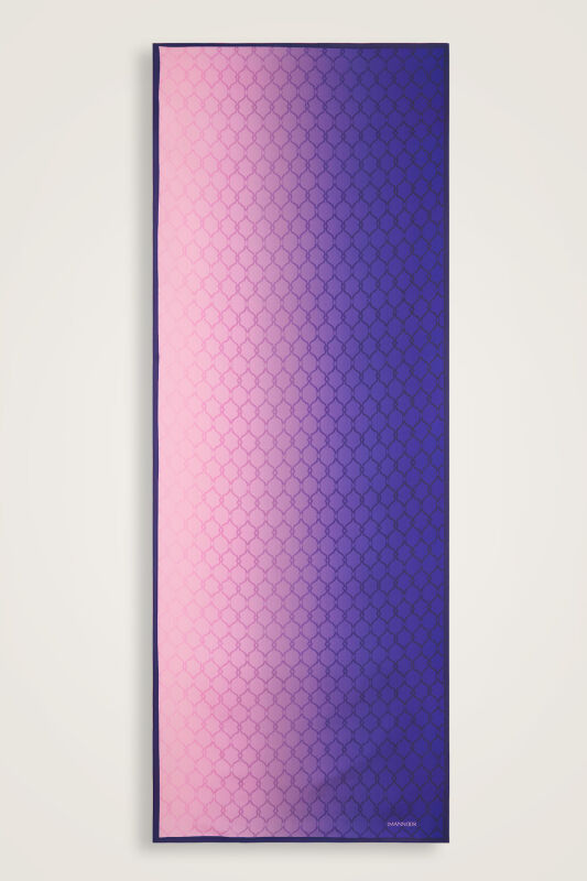 Cage Gradient Purple Flush Viscose Shawl - 2