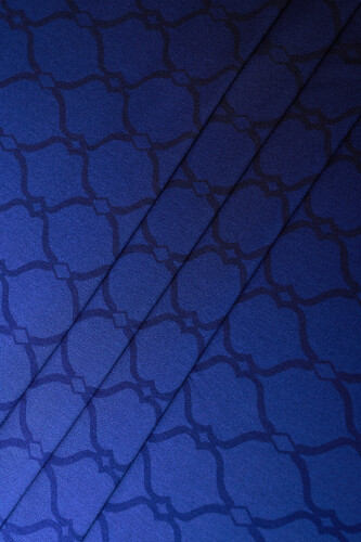 Cage Navy Blue Gradient Supreme Shawl - 6