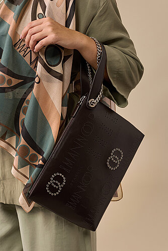Capsule Monogram Brown Portfolio Bag - Imannoor