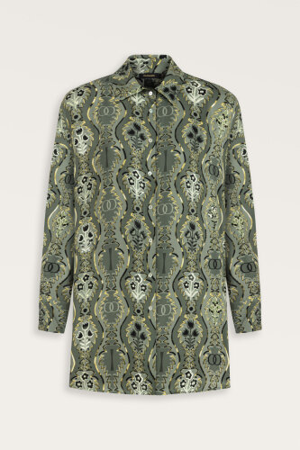 Cascade Khaki Silk Shirt - Imannoor (1)