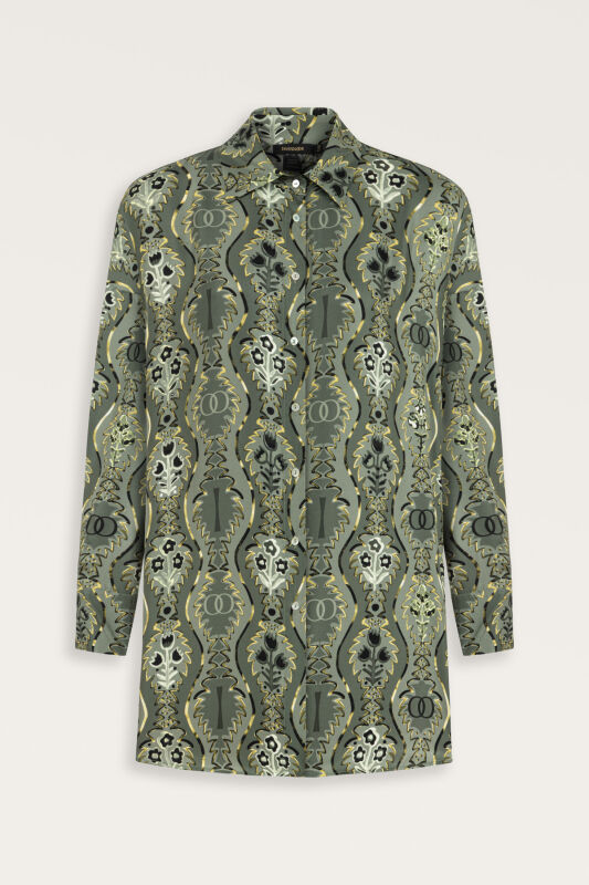 Cascade Khaki Silk Shirt - 2