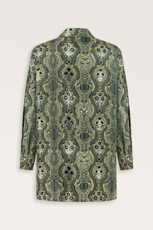 Cascade Khaki Silk Shirt - 4