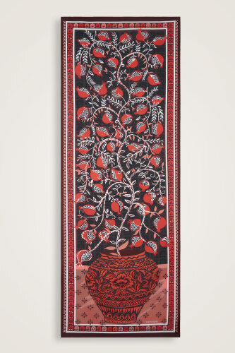 Cennet Narı Turuncu Pamuk Şal 70x210 - Imannoor (2)