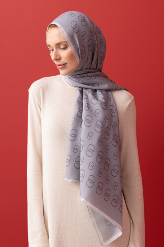 Chain Shawl Grey 