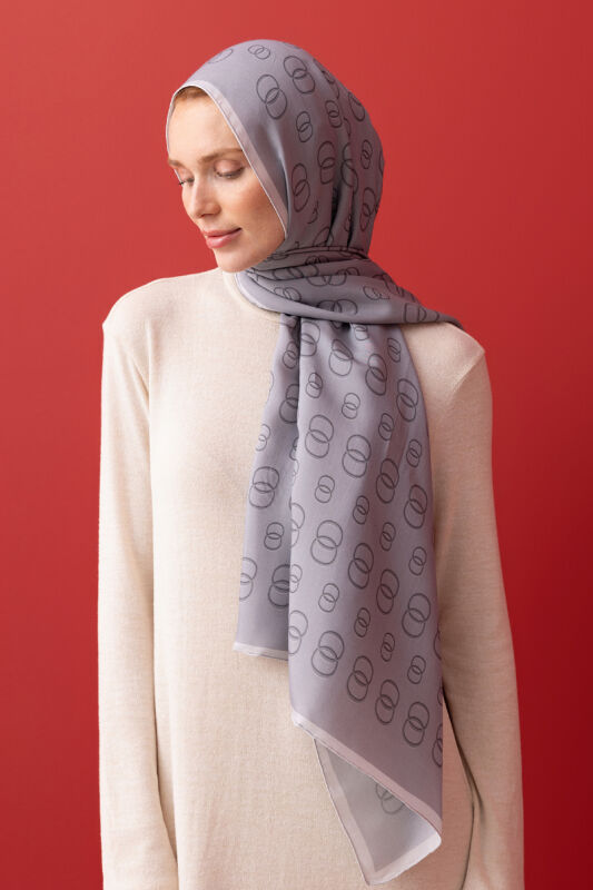 Chain Shawl Grey - 1