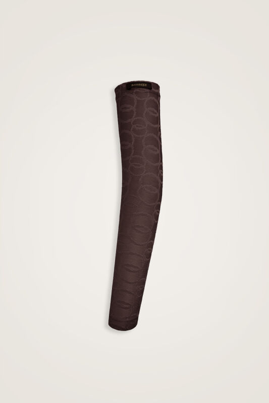 Chain Jacquard Brown Supreme Arm Sleeve - 2