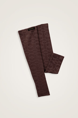 Chain Jacquard Brown Supreme Arm Sleeve 