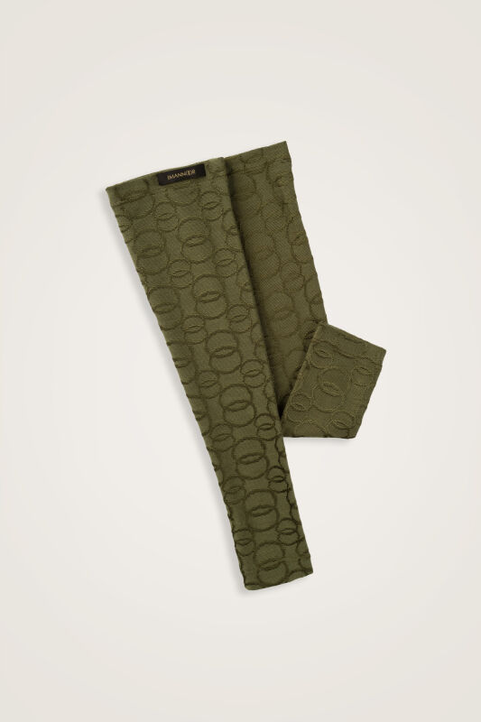 Chain Jacquard Khaki Supreme Arm Sleeve - 1