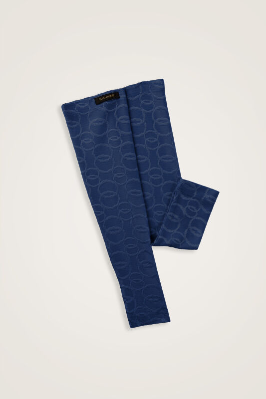 Chain Jacquard Navy Blue Supreme Arm Sleeve - 1