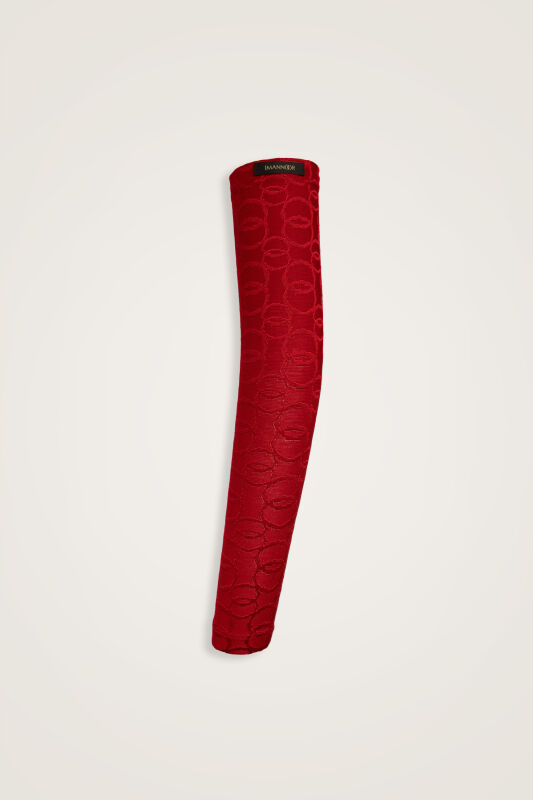 Chain Jacquard Red Supreme Arm Sleeve - 2