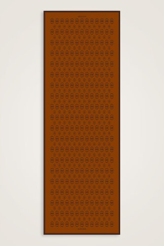 Chain Logo Cinnamon Cotton Floss Shawl 