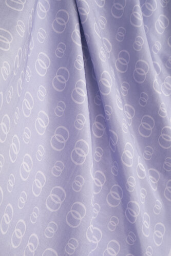 Chain Logo Lavender Cotton Floss Shawl - Imannoor (1)
