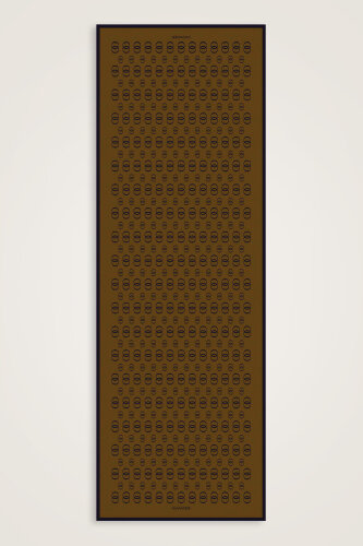 Chain Logo Milk Chocolate Cotton Floss Shawl 