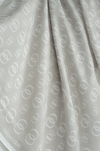 Chain Logo Pebble Cotton Floss Shawl - Imannoor (1)