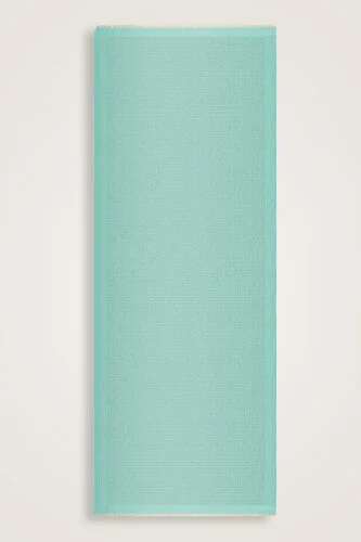 Chain Monogram Cotton Silk Shawl Nile Green - 2