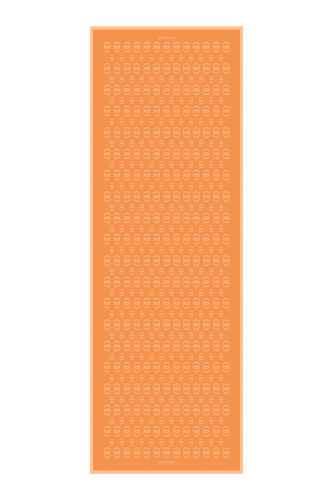 Chain Noor Flush Viscose Shawl Orange 