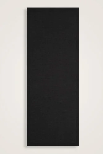 Chain Pattern Cotton Silk Shawl Black - 2
