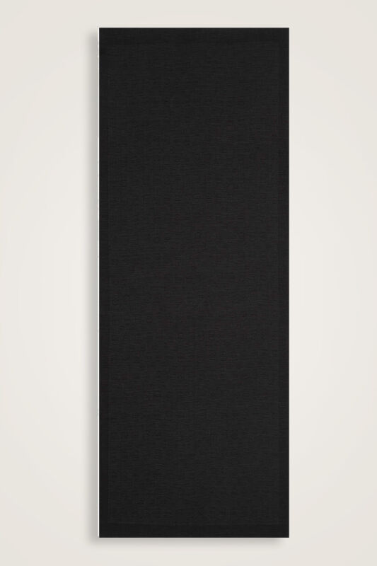 Chain Pattern Cotton Silk Shawl Black - 2